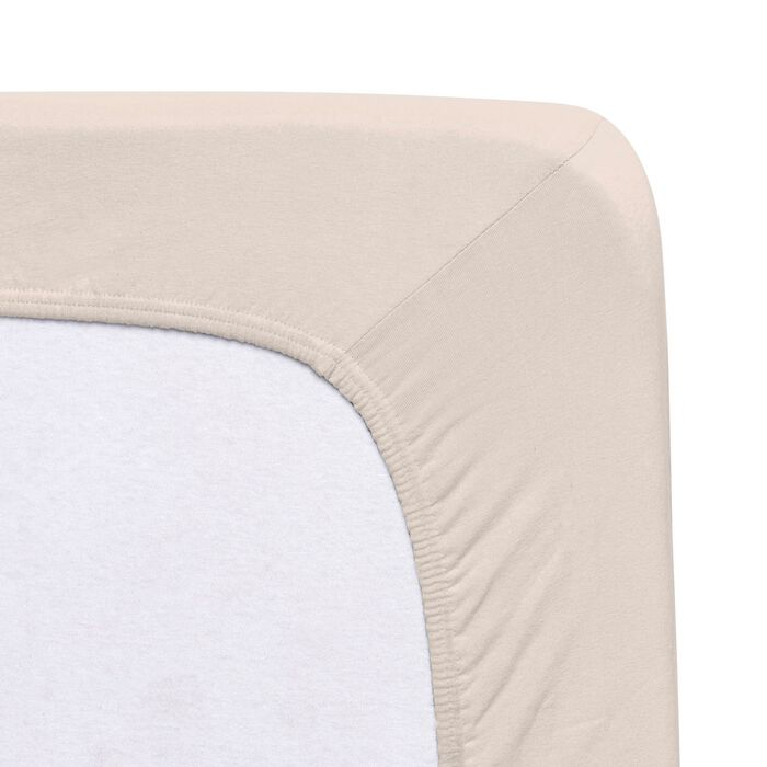 Jersey stretchig elastan dra-p&aring;-lakan lyxiga i h&ouml;g kvalitet BEIGE