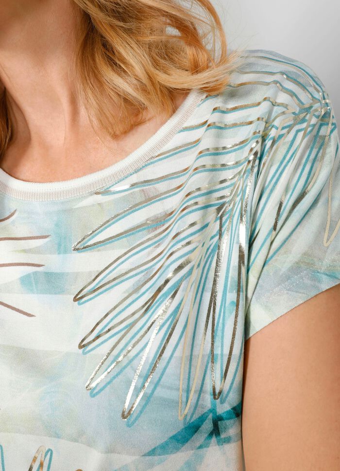 Skjorta med blomm&ouml;nster 