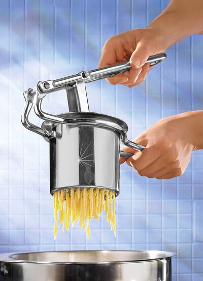 Multipress gjord av rostfritt st&aring;l 