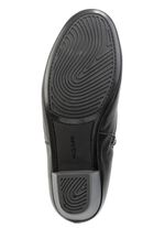 Waldl&auml;ufer, bekv&auml;ma damst&ouml;vlar, vidd K, med uttagbar fotb&auml;dd SVART