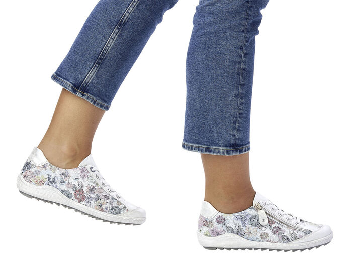 Remonte sneakers med snören SILVERFÄRGIG