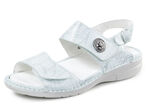 Ranger-sandal med metallsmycken med strass, 