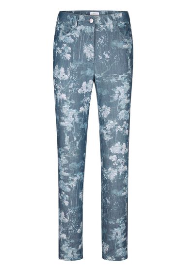 Byxor med blomm&ouml;nster 