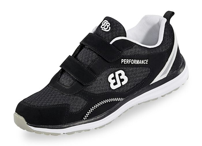 L&auml;tta herrtofflor med uttagbar fotb&auml;dd SVARTVITT