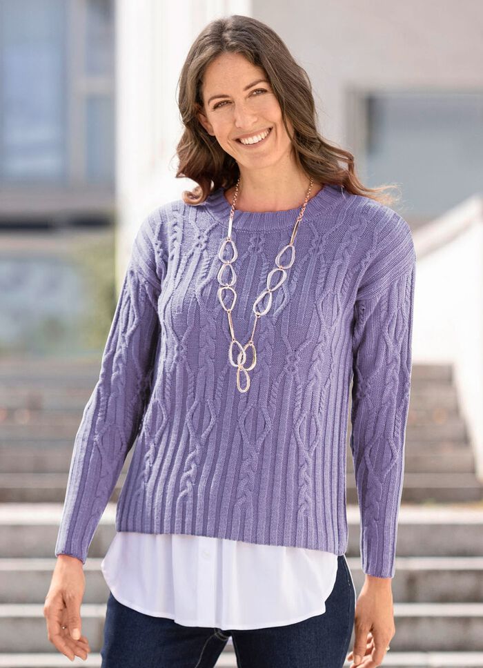 Tr&ouml;ja i strukturmix LILA