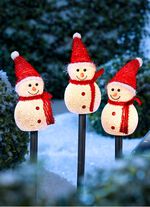 Sn&ouml;gubbe solplugg, upps&auml;ttning av 3 