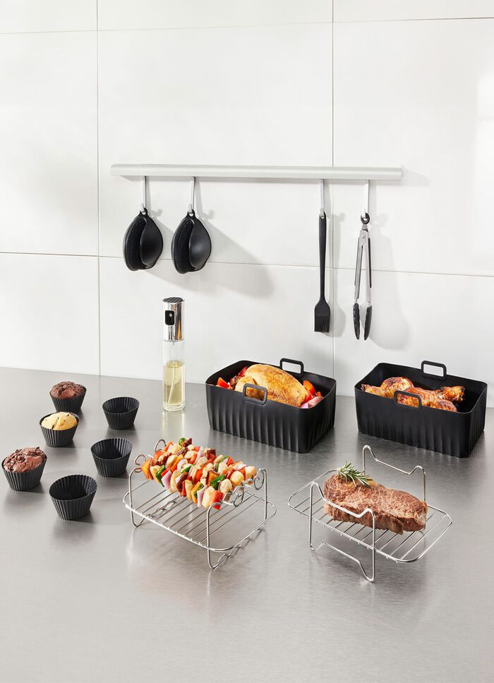 19-delat tillbeh&ouml;rsset f&ouml;r airfryers 