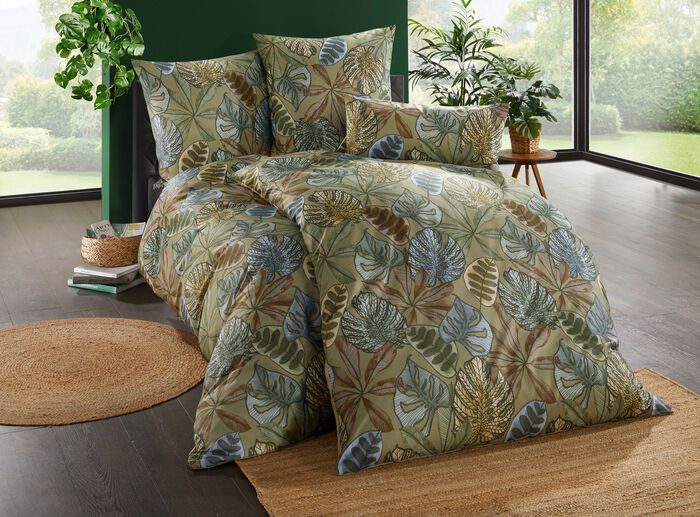 Digitaltryckt s&auml;ngkl&auml;desset i 100 % bomull 