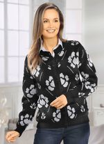 Cardigan i jacquarddesign 