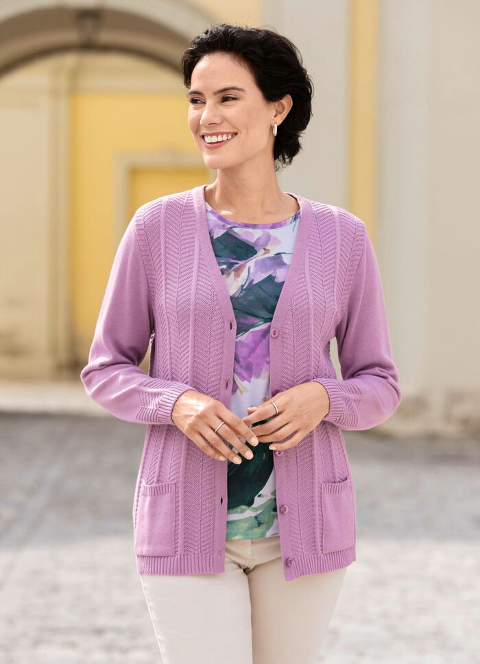 Kofta med fina strukturr&auml;nder 