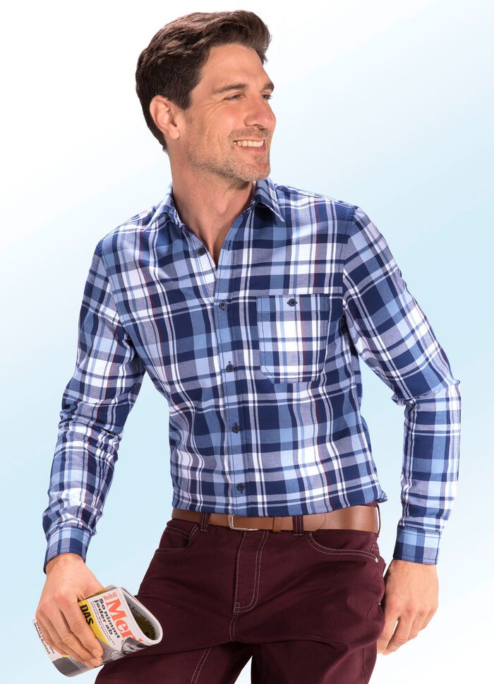 Snygg skjorta i fin flanell 