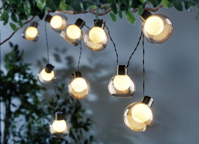 LED-ljus från solenergi 