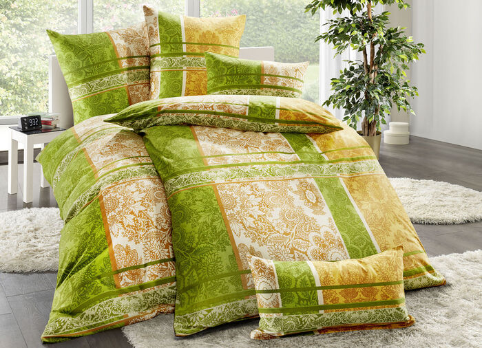 Påslakanset från Florella med tryck på båda sidor LINDGRÖN