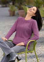 Tr&ouml;ja med nyull MAUVE