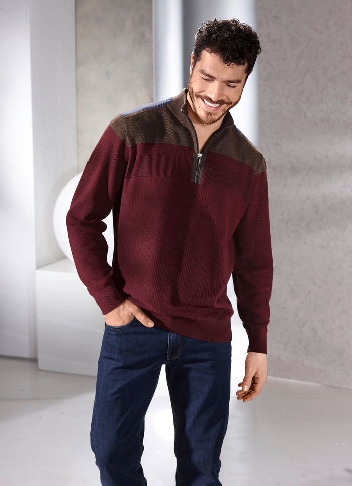 St&aring;kragetr&ouml;ja med blandad textur 