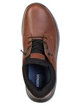 Bekv&auml;ma herrtofflor, bredd H, med uttagbar fotb&auml;dd KASTANIE