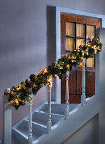 Julgirlang med belysning 