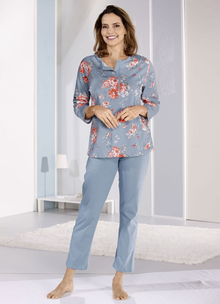 Tvåpack långärmade pyjamasar med långbyxor, 