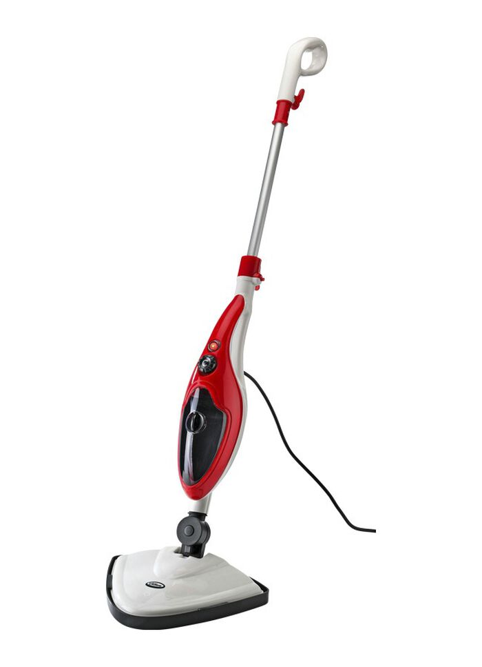 Aqua Laser &aring;ngtv&auml;tt f&ouml;r grundlig reng&ouml;ring och desinfektion VIT R&Ouml;D