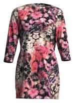 Stickad tunika med diskreta glitterdetaljer 