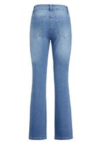 Jeans med l&auml;tt utsv&auml;ngda ben 