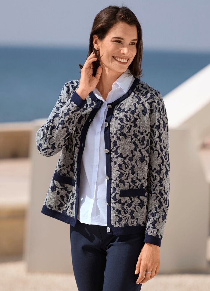 Kofta i garnblandning 