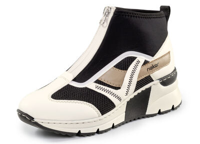 Rieker bootie med skaft av elastisk textil, , large
