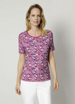 Skjorta i en moderiktig tryckmix 