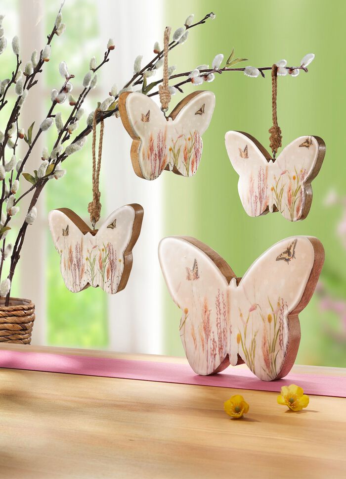 Dekorativ fj&auml;ril gjord av mangotr&auml; 