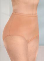 Fempack trosor med dekorativt res&aring;rband i midjan 