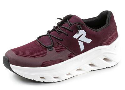 Rieker, sportiga damsneakers, vidd G, med uttagbar fotb&auml;dd 