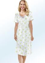 Tv&aring; paket nattlinnen med rund hals och all-over design 