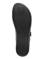 ELENA EDEN mulor gjorda av nappal&auml;der med kontrasterande detaljer 