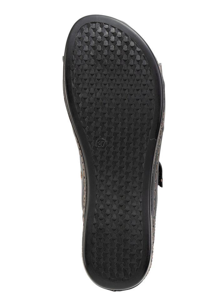 ELENA EDEN mulor gjorda av nappal&auml;der med kontrasterande detaljer 