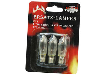 Ers&auml;ttningslampor, set om 3 