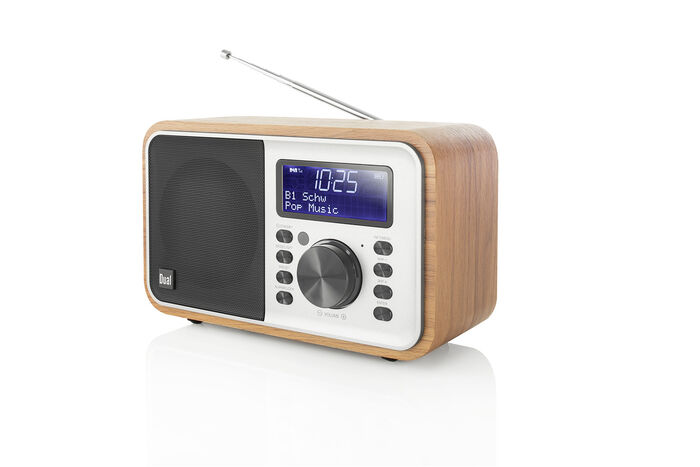 Dubbel DCR-51 digital radio i trädesign 