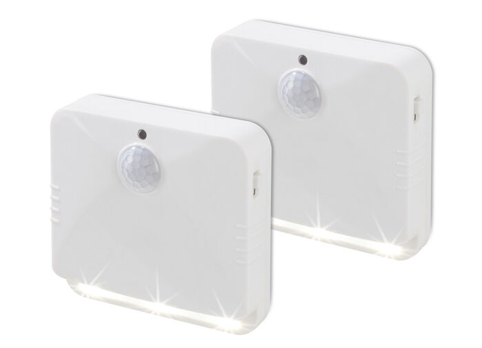 LED-sensorlampa, set om 2, från EASYmaxx, 