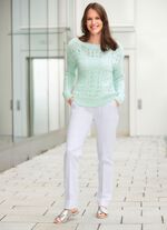 Tr&ouml;ja med lyxigt, skimrande paljettgarn 