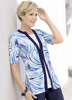 Skjorta i dubbel look 