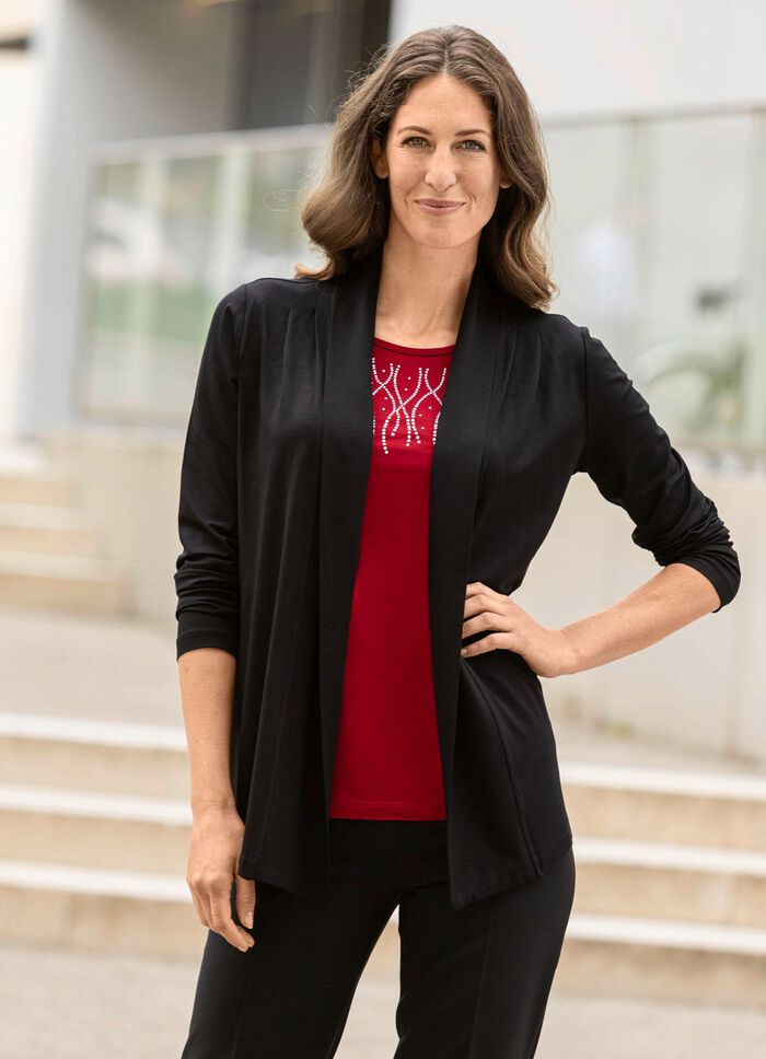 Skjortjacka utan st&auml;ngning 