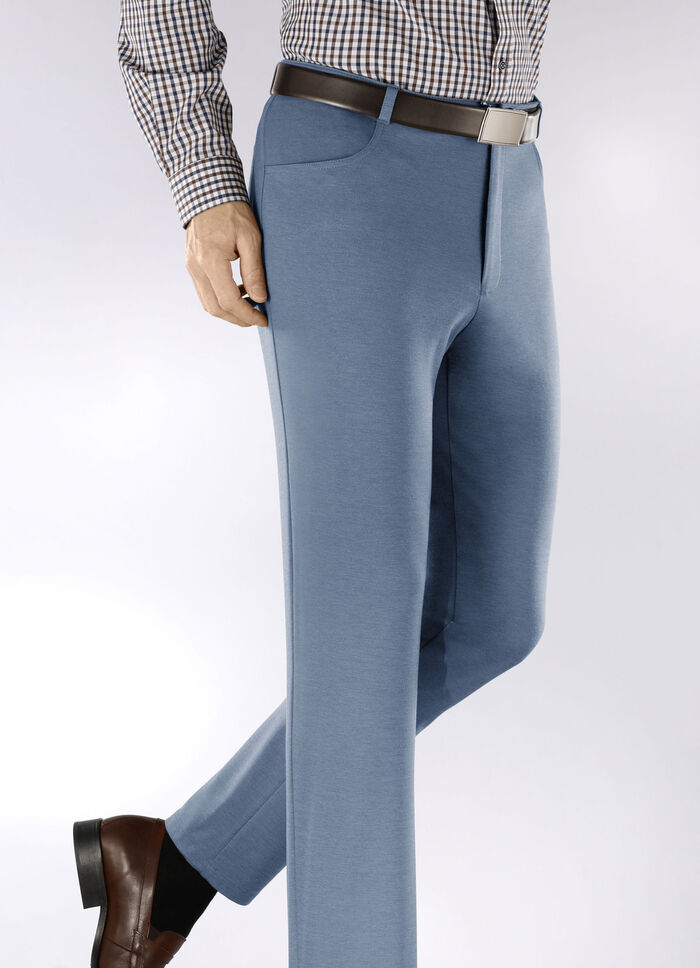 Fantastiska byxor från "Klaus Modelle" i 4 färger JEANS BLÅ MELANGE