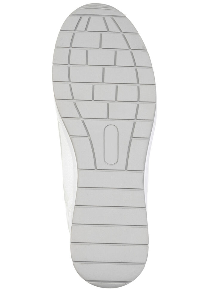 ELENA EDEN, bekväma damsneakers, bredd H, med uttagbar fotbädd VIT