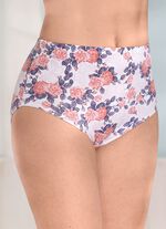 Paket med fem trosor med res&aring;r i midjan 