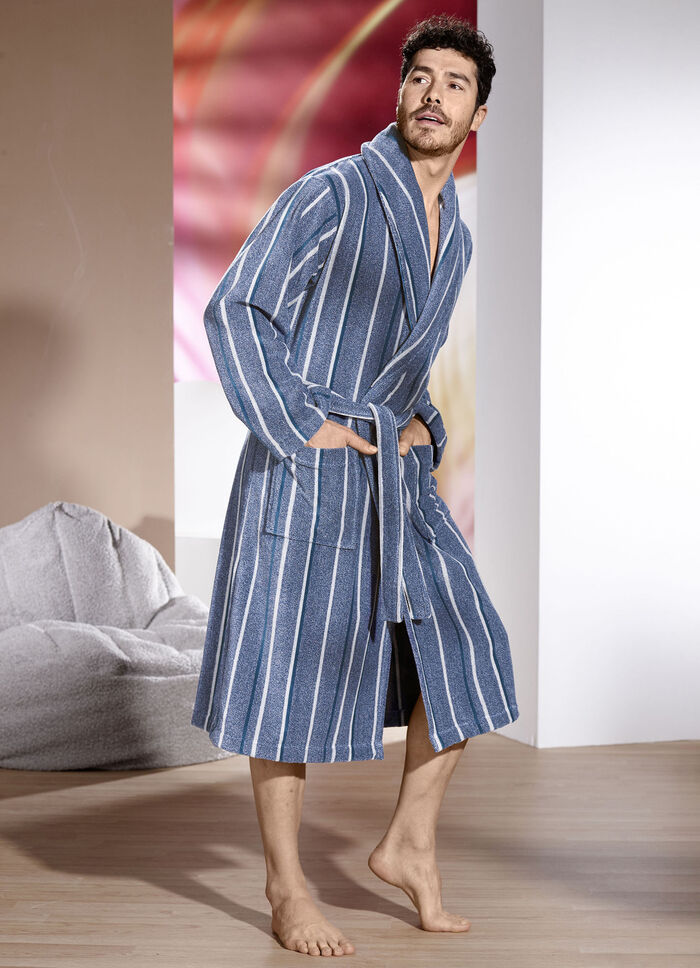 Badrock med randig design, 