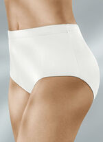 Trosor i fempack med resår i midjan 3X AZURBLAU, 2X WEISS