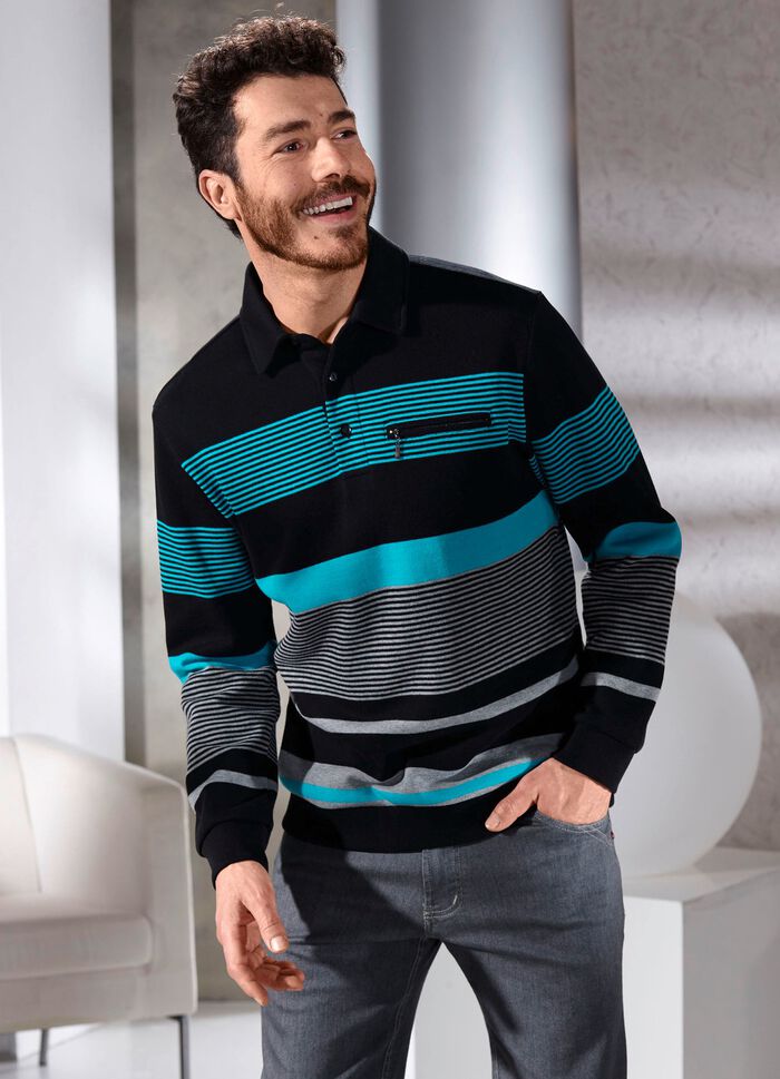 Polotr&ouml;ja med kort knappsl&aring; 