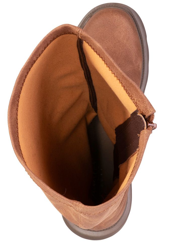 Andrea Conti, klassiska damst&ouml;vlar, med dragkedja inuti BRUN