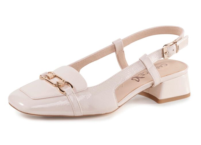 Slingback pumpar ECRU