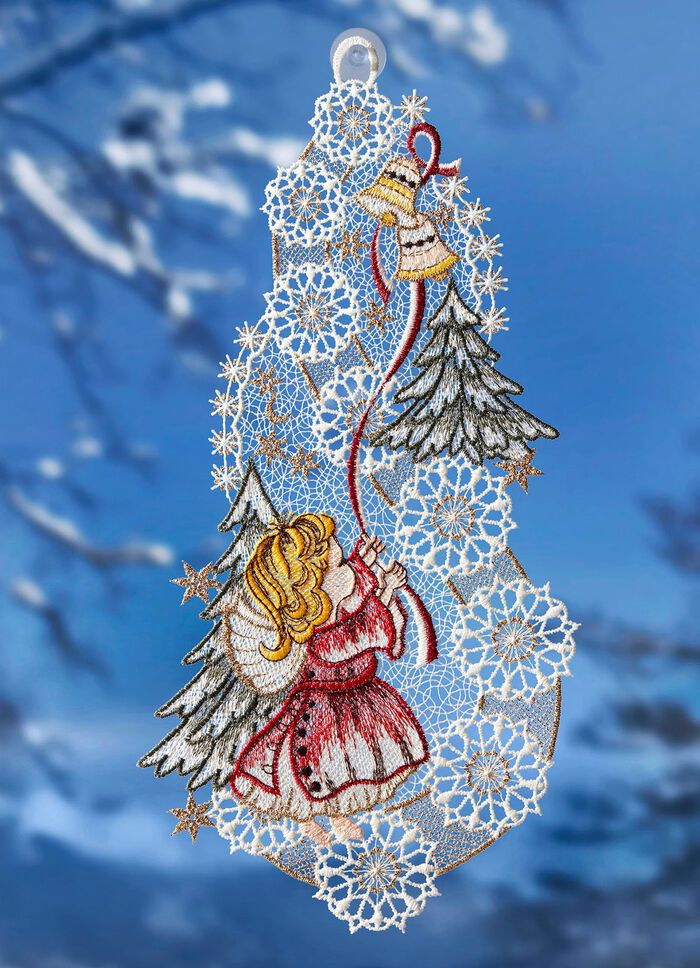 F&ouml;nsterbild av &auml;kta Plauen-spets 