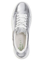 ELENA EDEN, snygga damsneakers, vidd G, uttagbar fotbädd SILVER